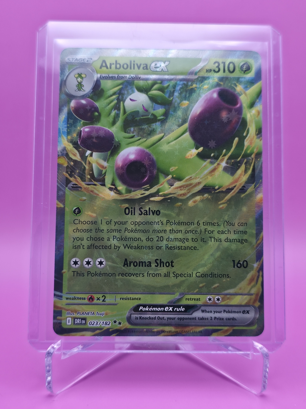 Pokémon TCG - Arboliva ex - Destined Rivals - Double Rare - 023/182